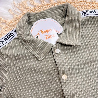 Conj. Camisa de Linho RMD WAR e Calça de Moletom - Verde